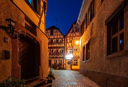 Leere Gasse Rothenburg Frühjahr