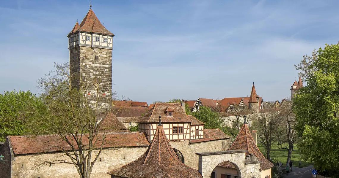 Stadtmauer Weg Rothenburg