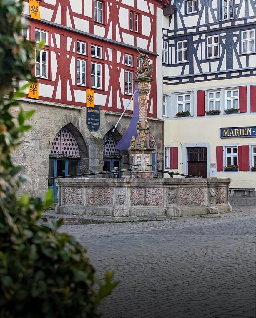 Marktplatz Rathaus Rothenburg ob der Tauber