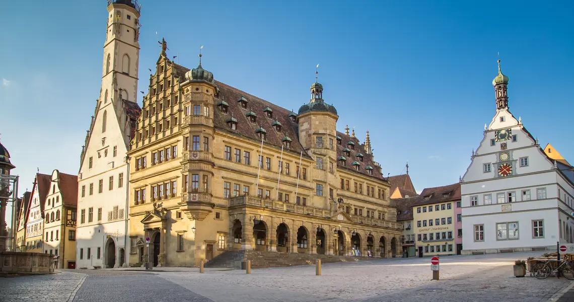 Aussicht vom Rothenburger Rathausturm
