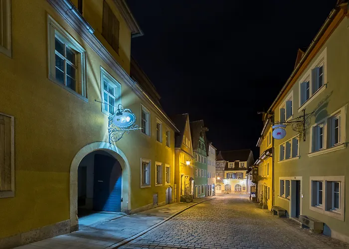 Historik Hotel Goldener Hirsch Rothenburg