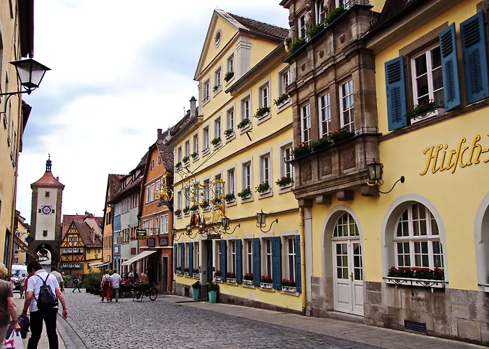 Historik Hotel Goldener Hirsch Rothenburg
